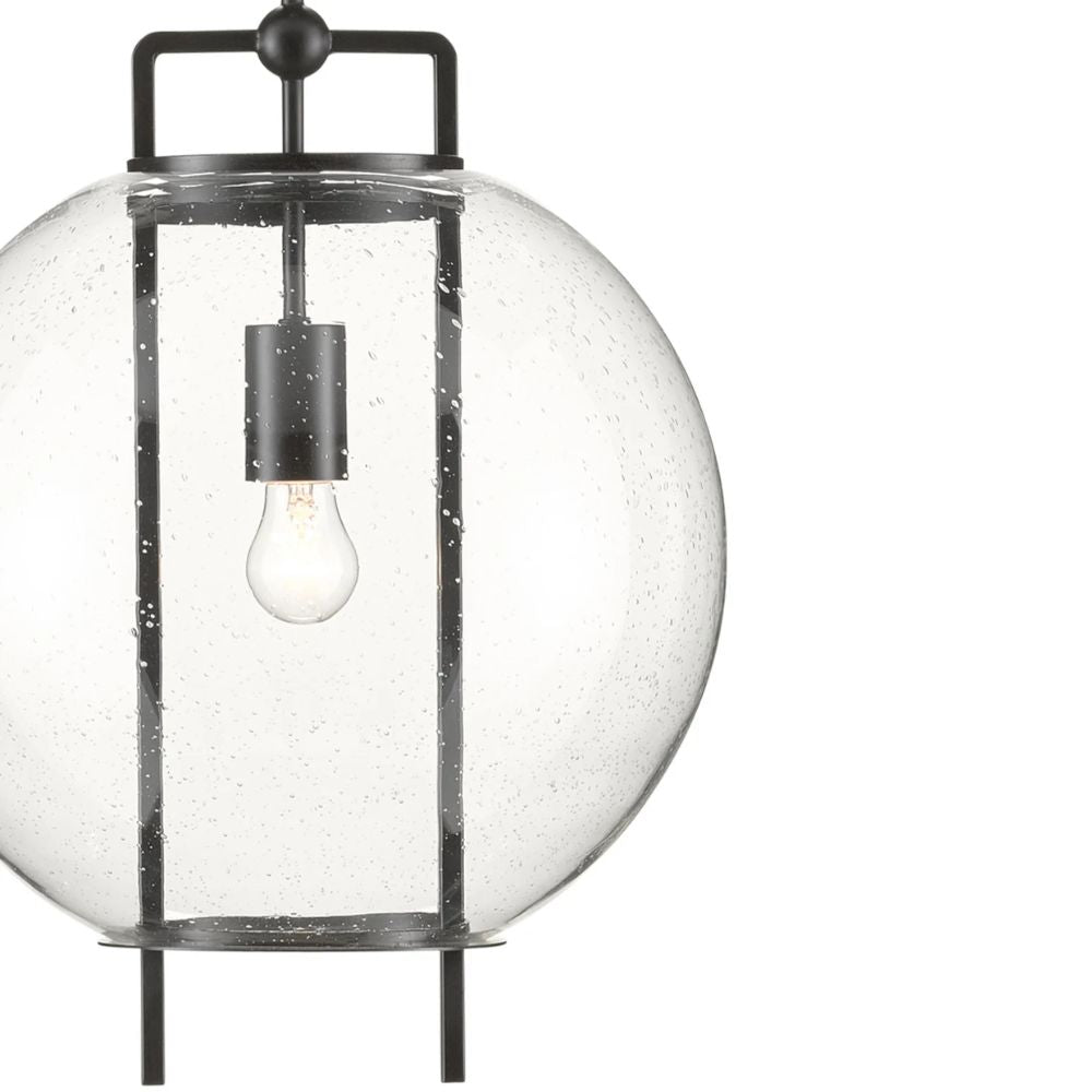 Geo Seeded Globe Pendant Light