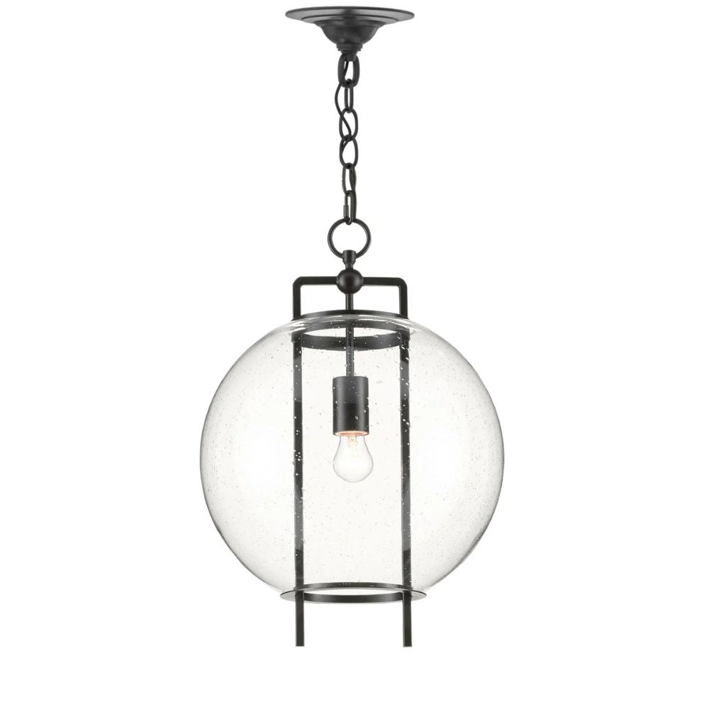 Geo Seeded Globe Pendant Light