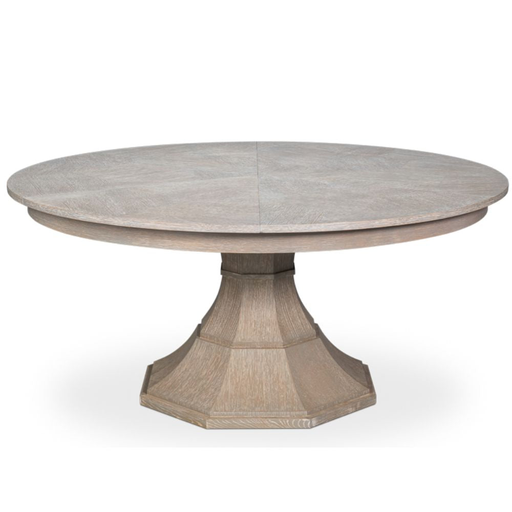 Moonskin Oak Giselle Jupe Dining Table