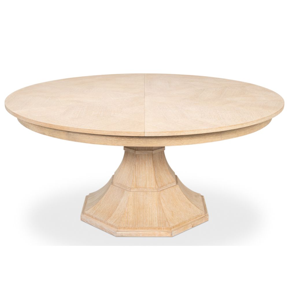 Bleached Oak Giselle Jupe Dining Table