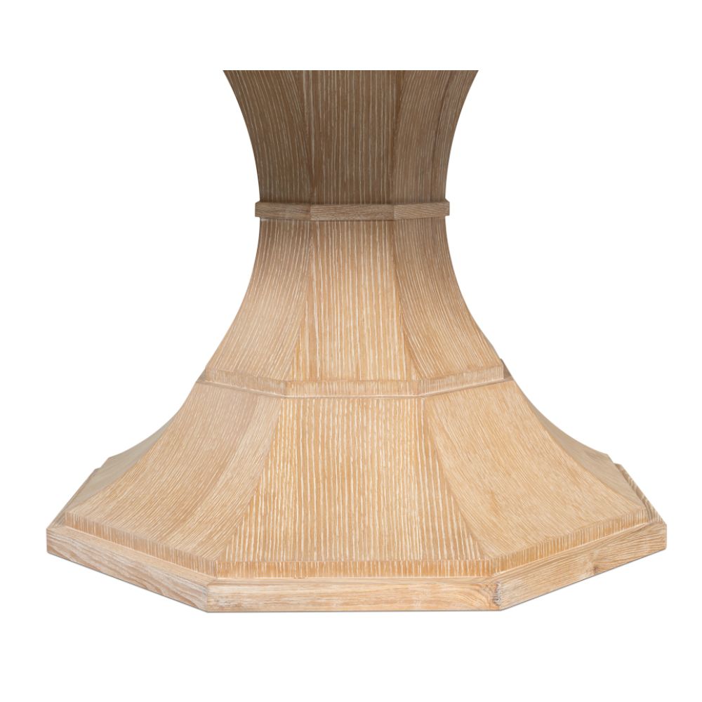 Bleached Oak Giselle Jupe Dining Table