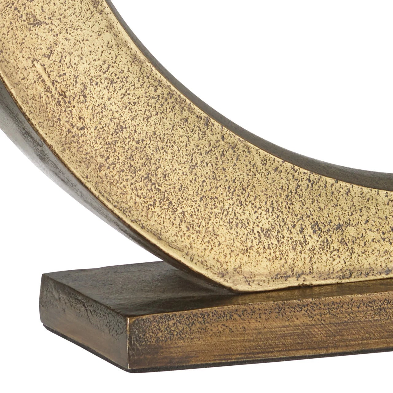 Golden Loop Sculptural Table Lamp