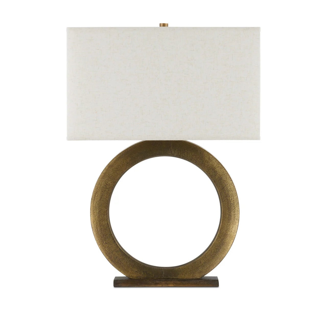 Golden Loop Sculptural Table Lamp