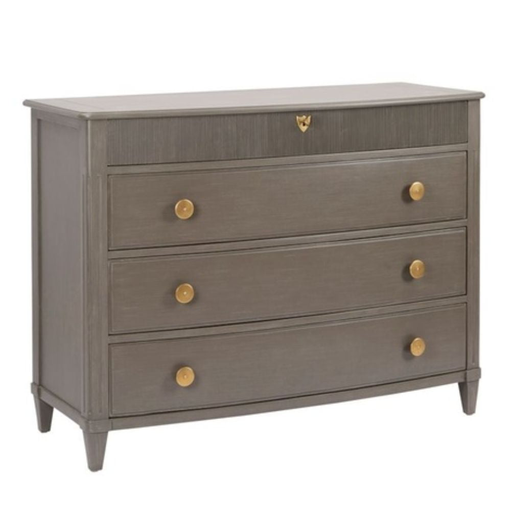 Curved Front French Country Chest
