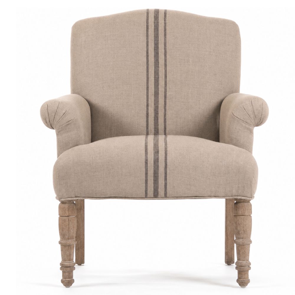 Gunny Sack Striped Club Chair