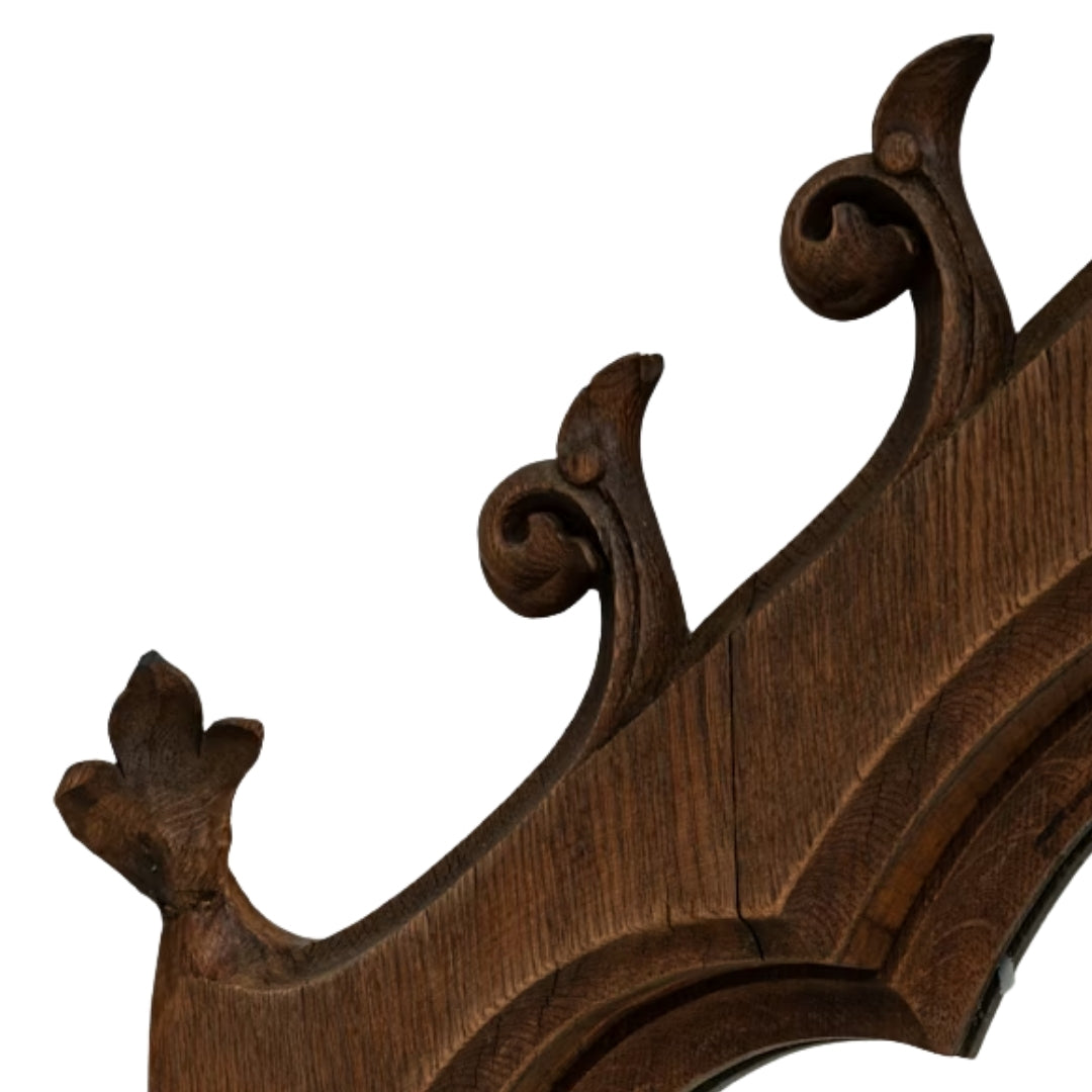 Antique French Gothic Mirror, Circa 1900