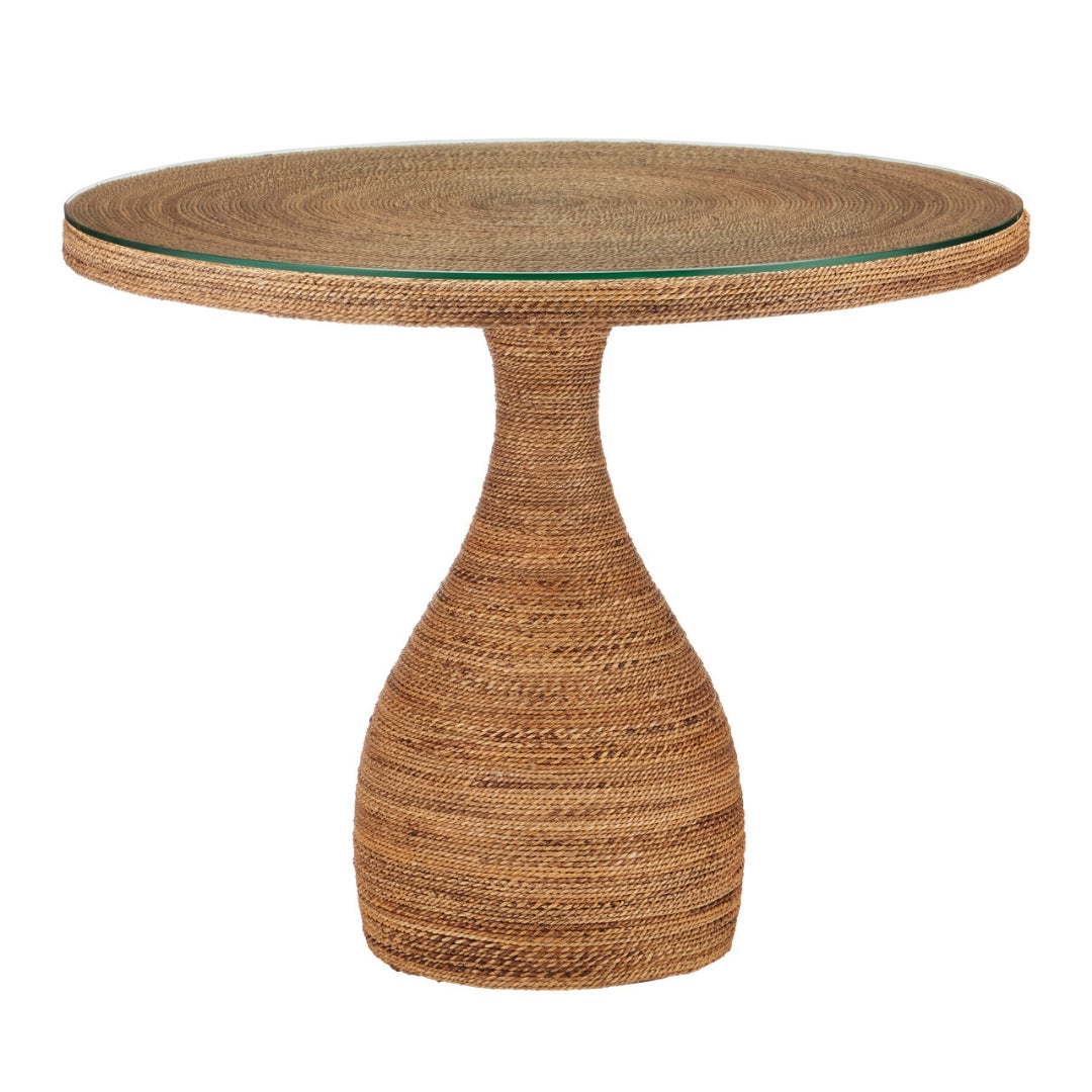 Handwoven Abaca Rope Bistro Table
