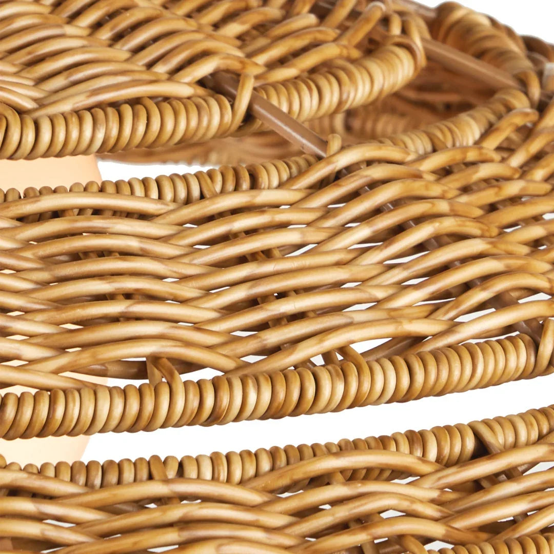 Handwoven Outdoor Wicker Pendant