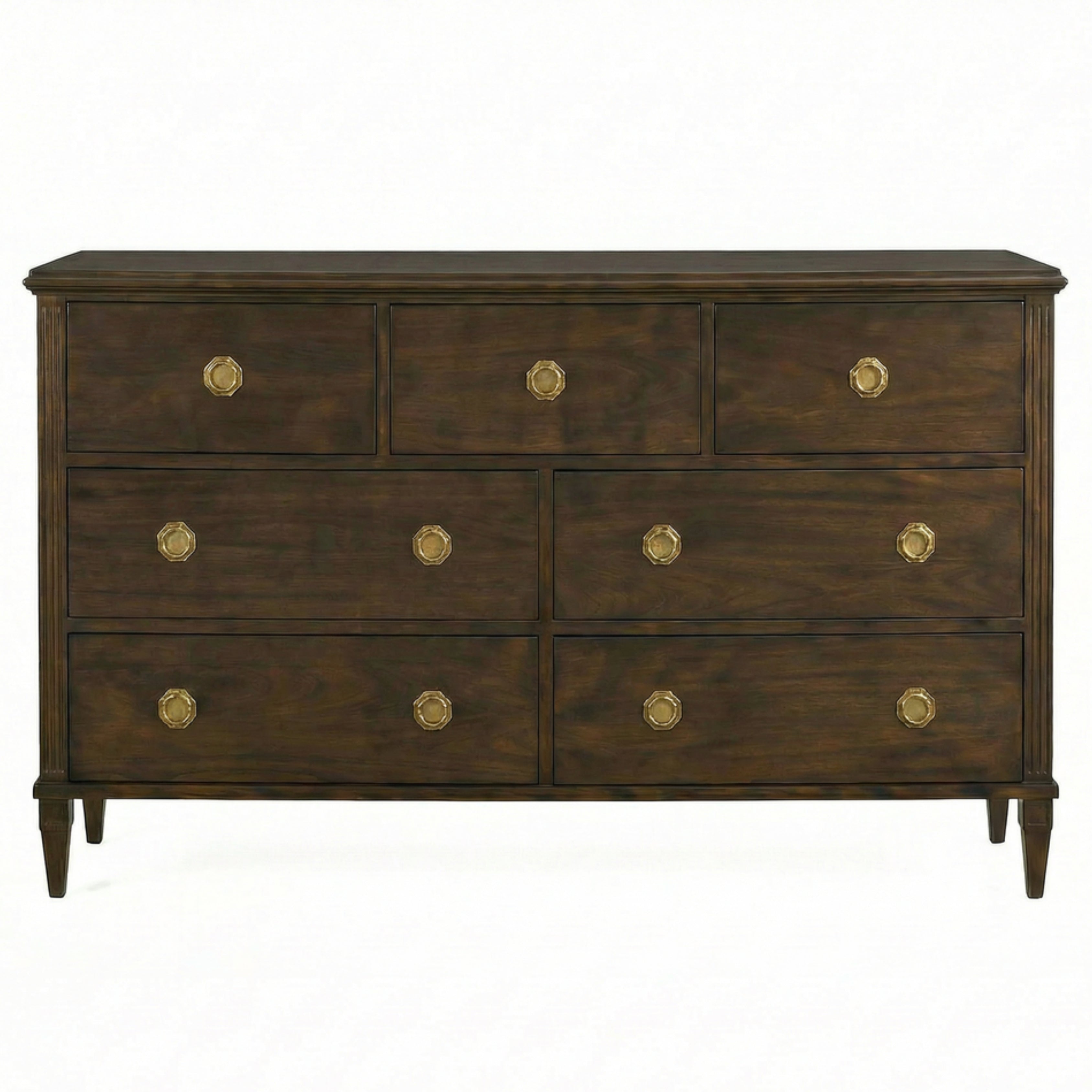 Heirloom French Seven Drawer Dresser
