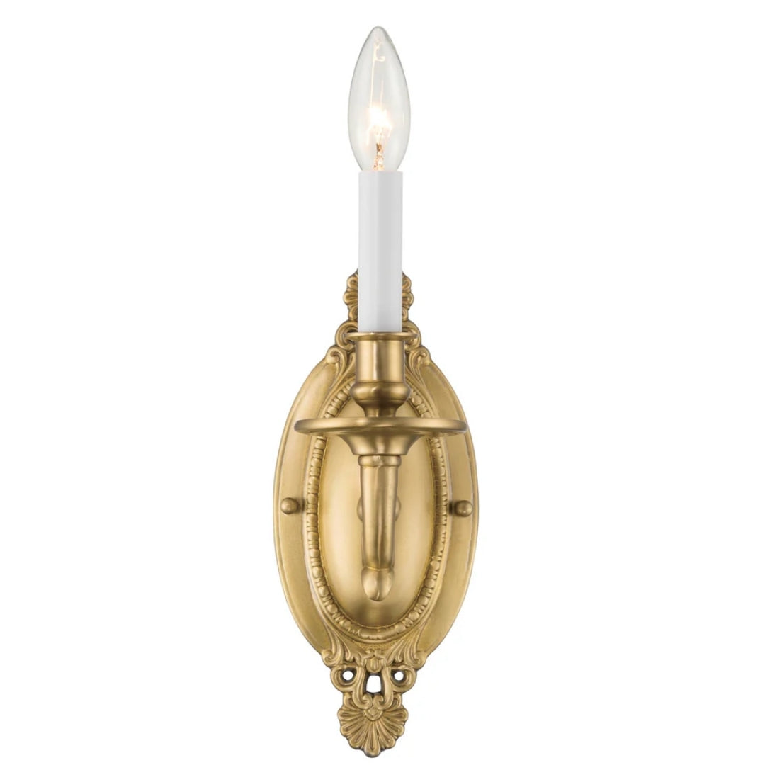 Heritage Brass Candle Wall Sconce