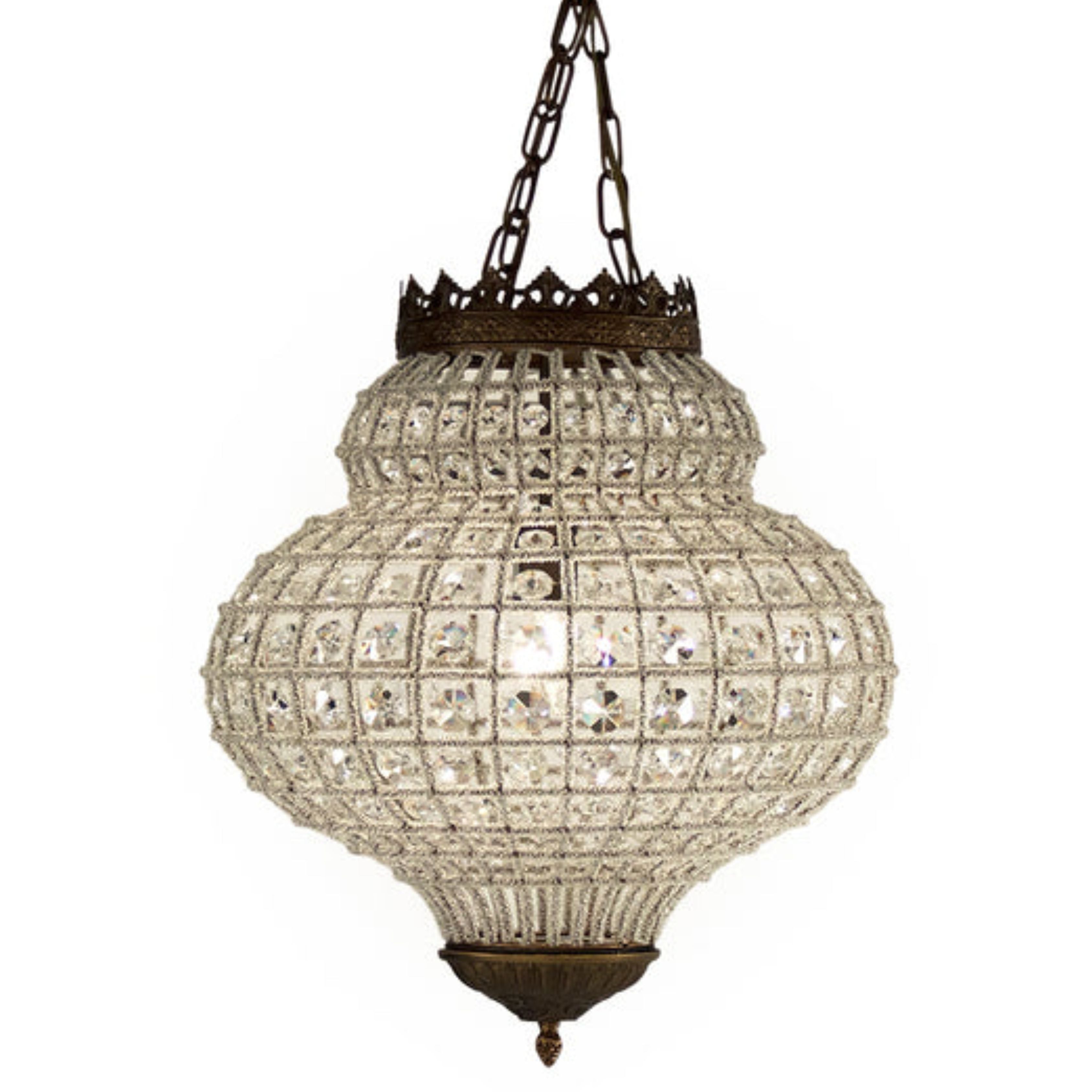 Imperial Crystal Orb Pendant Light
