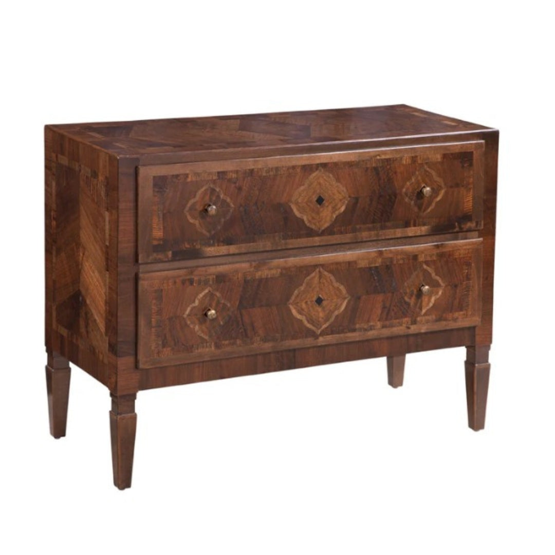 Eloise Inlaid Two Drawer Chest