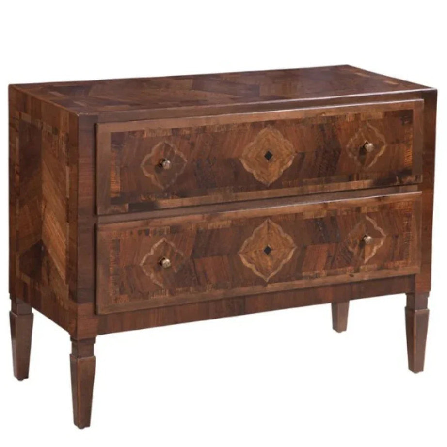 Eloise Inlaid Two Drawer Chest
