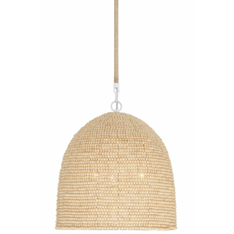 Coastal Beaded Dome Pendant