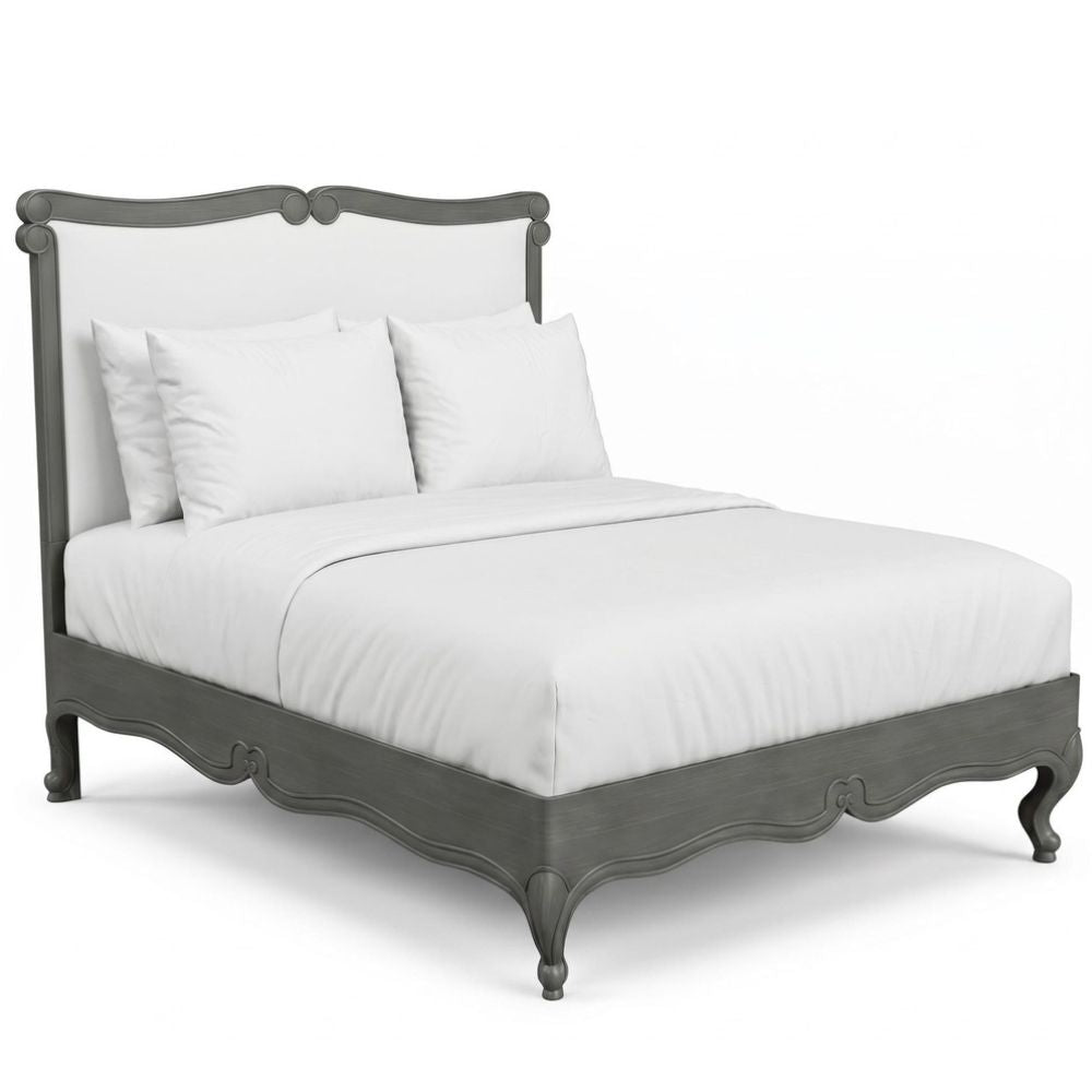 Sage Gray Curved Top French Bed