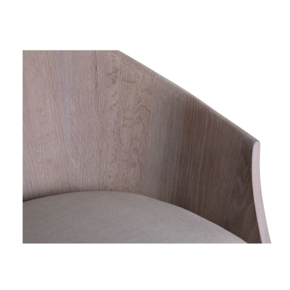 Laurent Casper Oak Curved Arm Chair