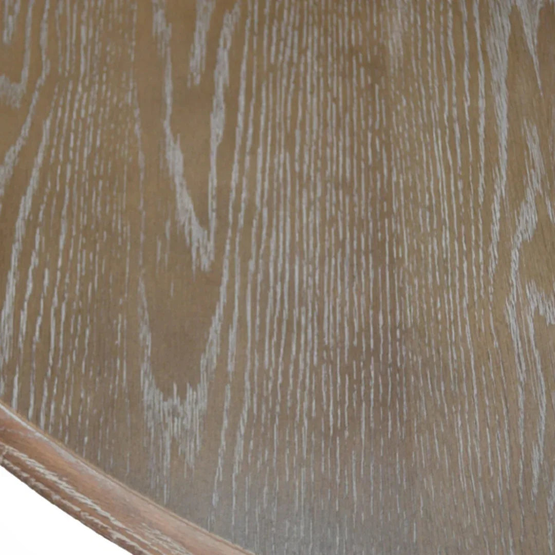 Farmhouse Round Cross Base Dining Table