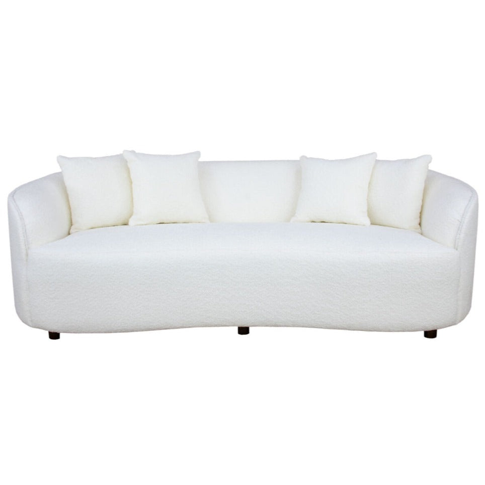 White Cloud Curvy Sofa