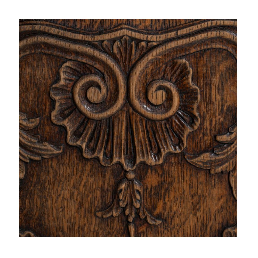 Louis XV Arched Oak Vitrine Cabinet, Circa 1820