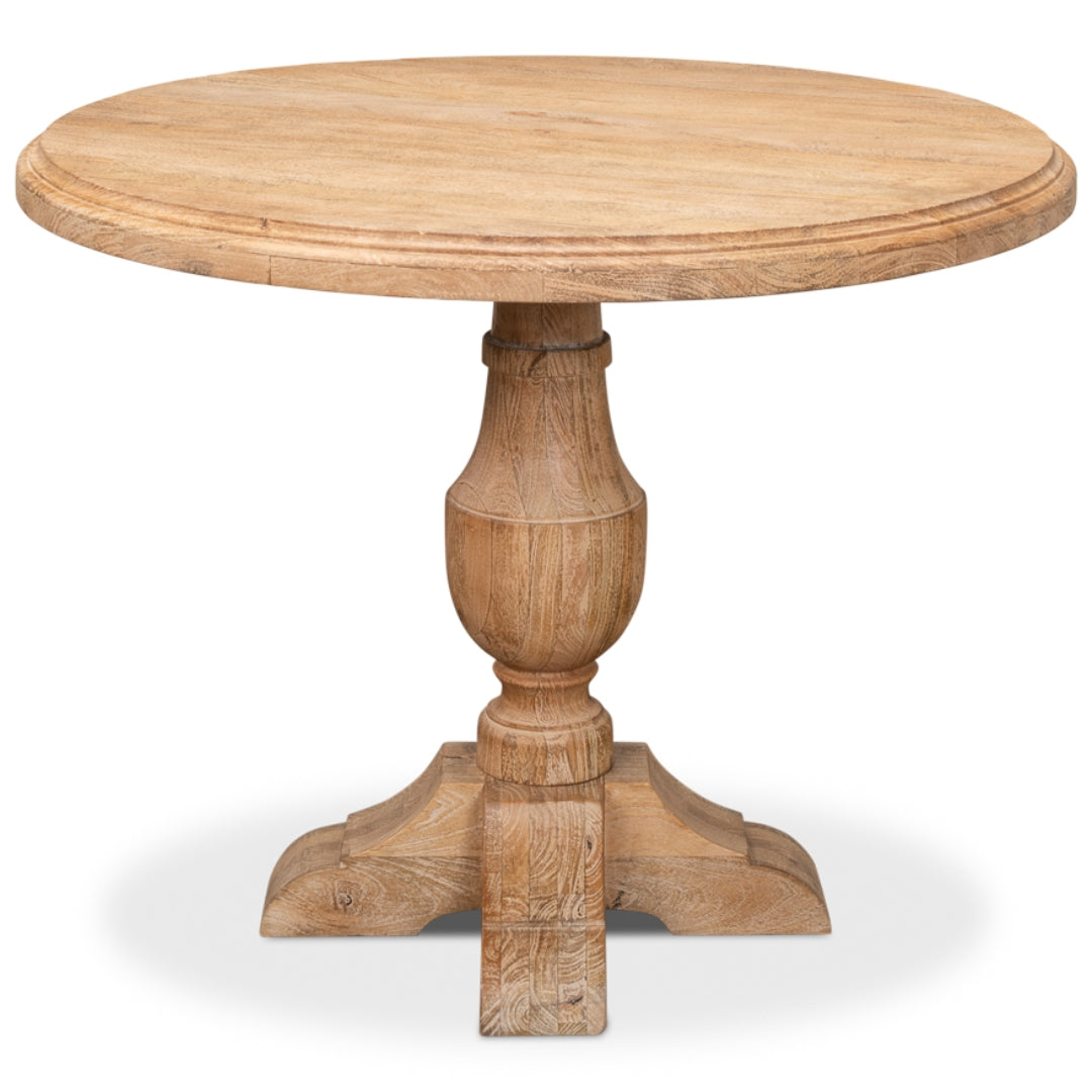 Mango Wood Pedestal Table