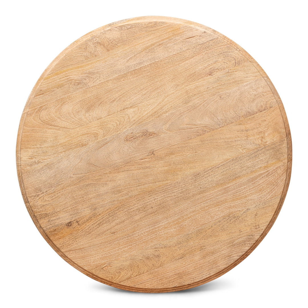 Mango Wood Pedestal Table
