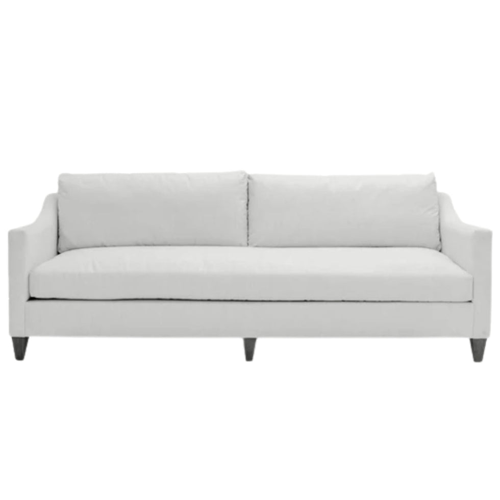 Madison White Upholstered Sofa