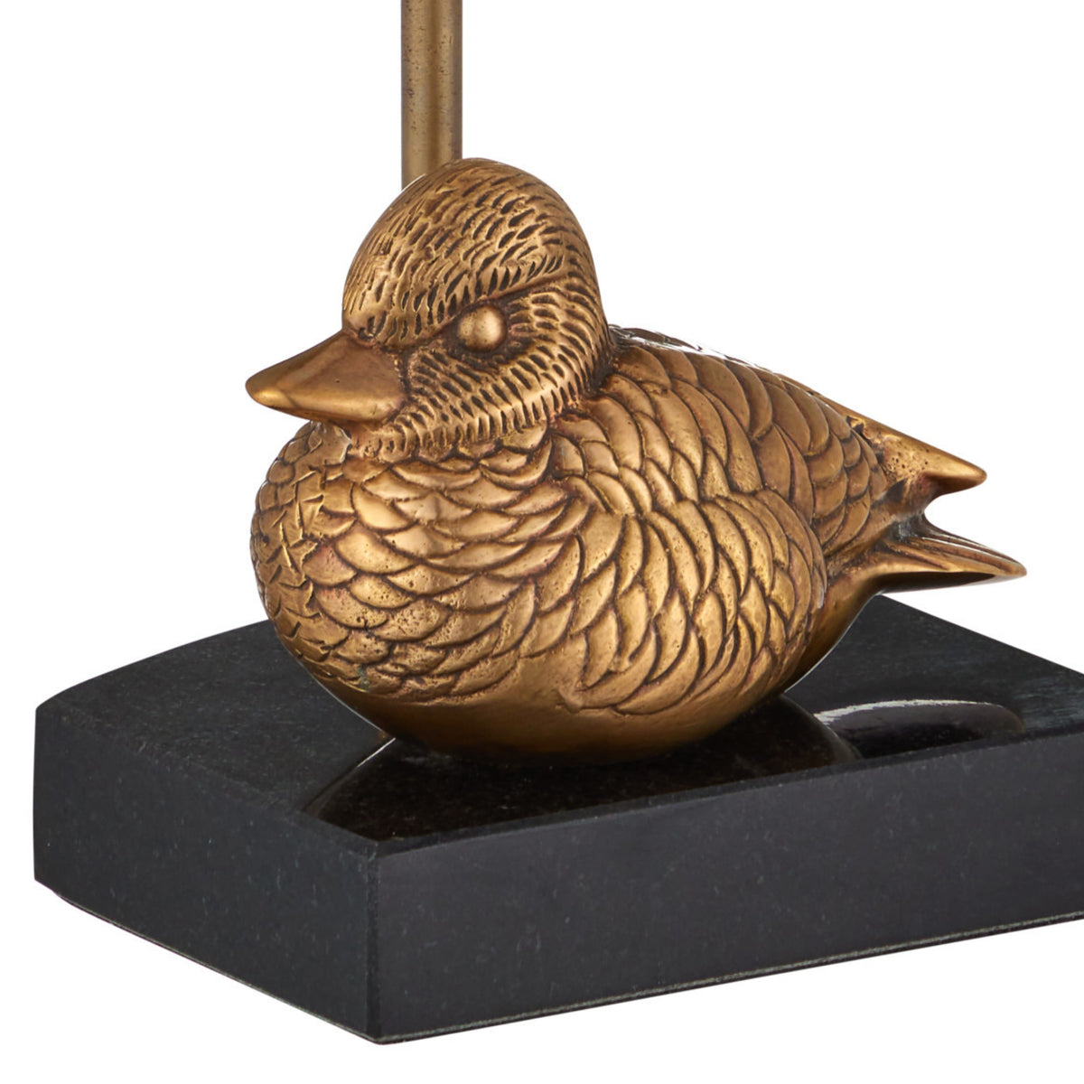 Migratory Duck Cordless Brass Table Lamp