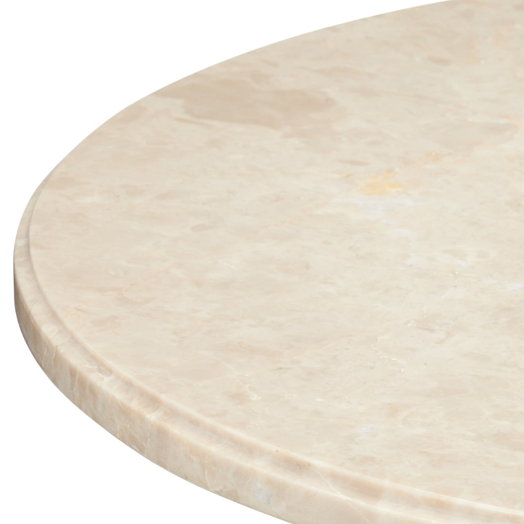 Sculptural Marble Accent Table