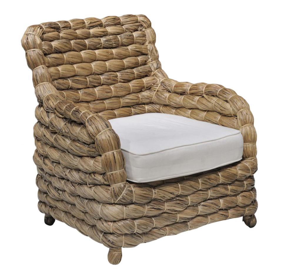 Havana Natural Seagrass Armchair.