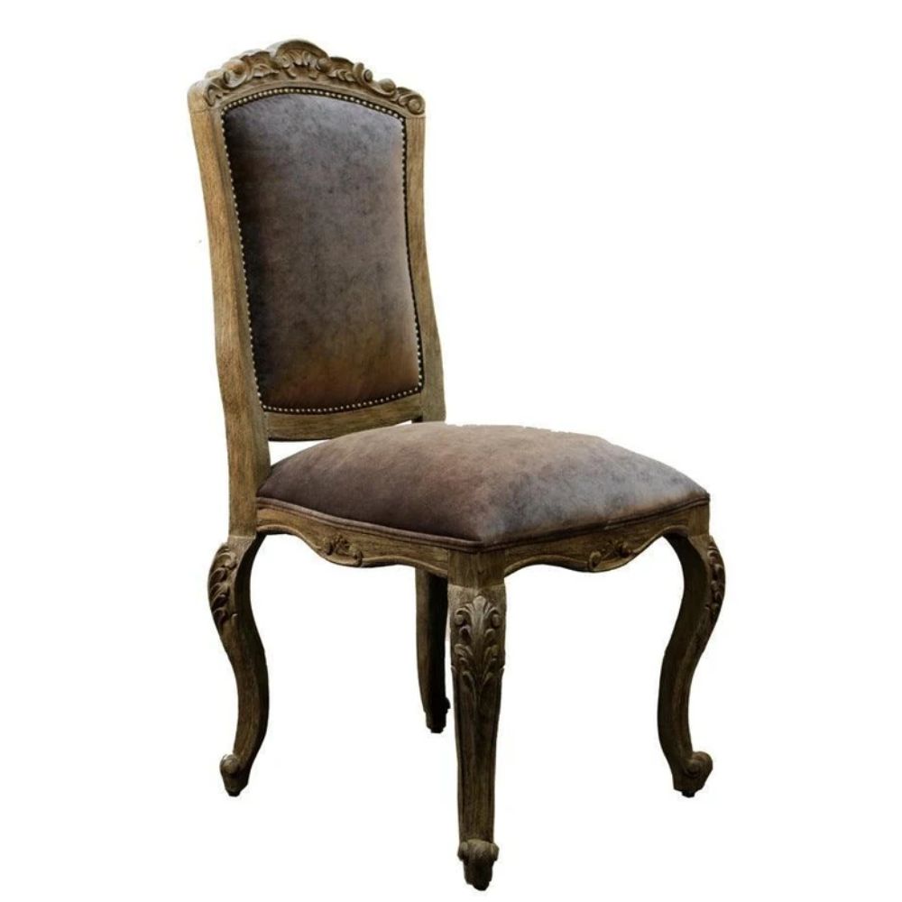 Nantes Minks Brown Velvet Dining Chair
