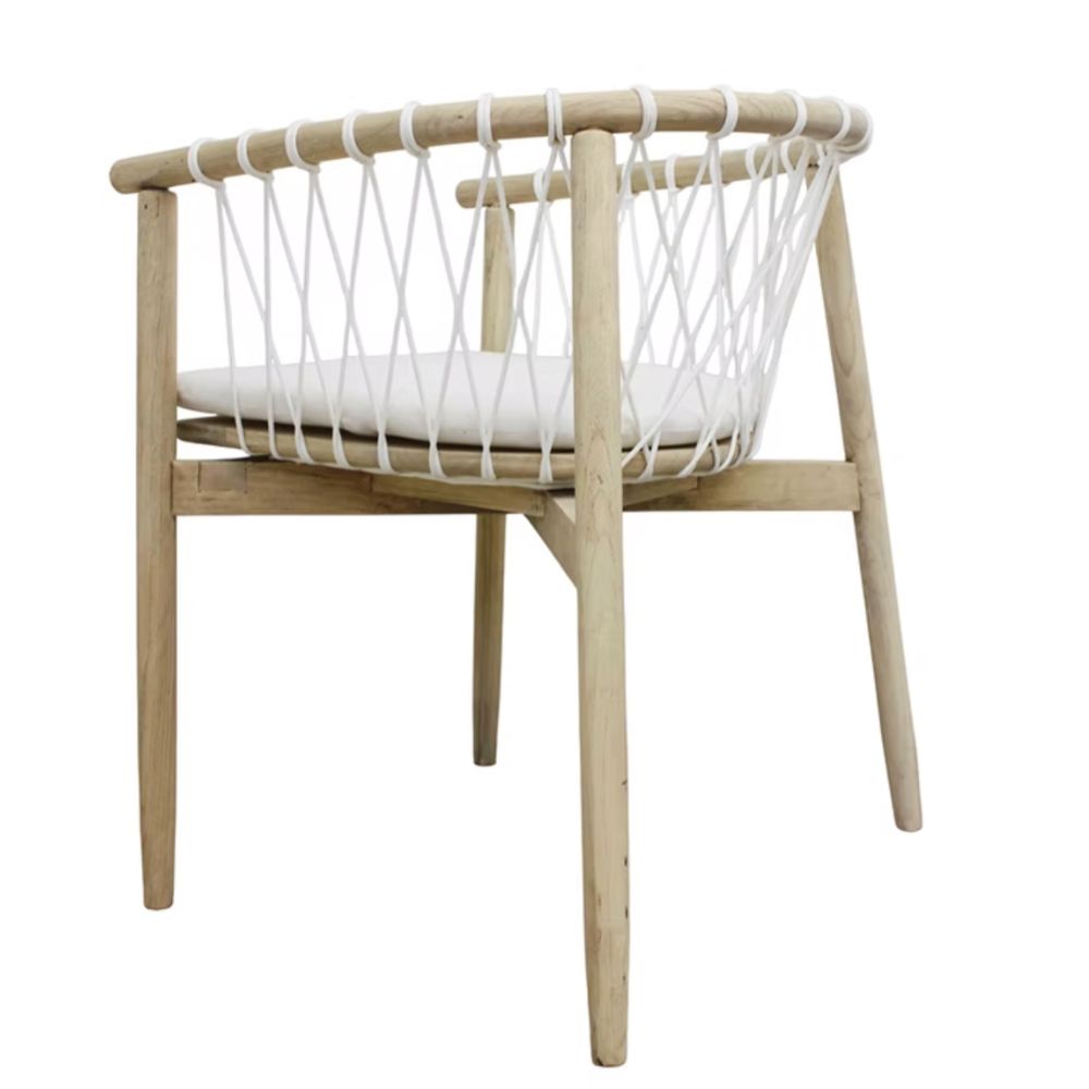 Natural Coastal Wrapped Dining Chair