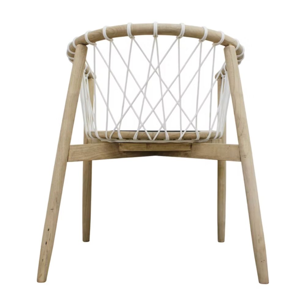 Natural Coastal Wrapped Dining Chair