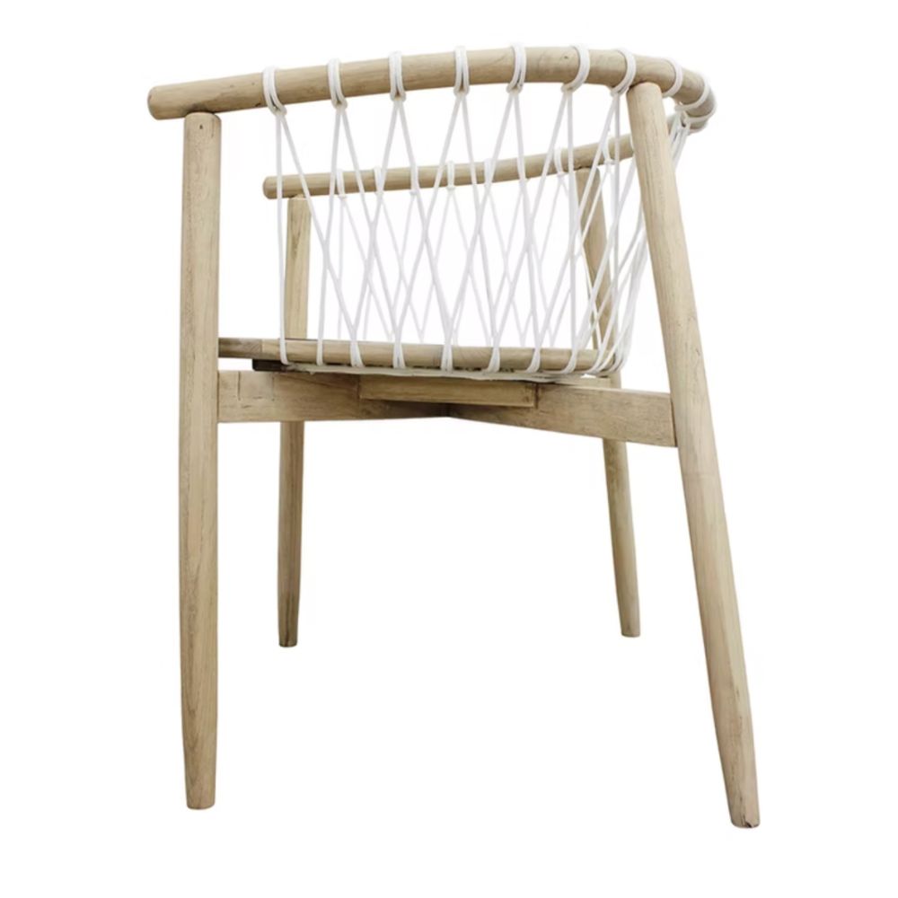 Natural Coastal Wrapped Dining Chair