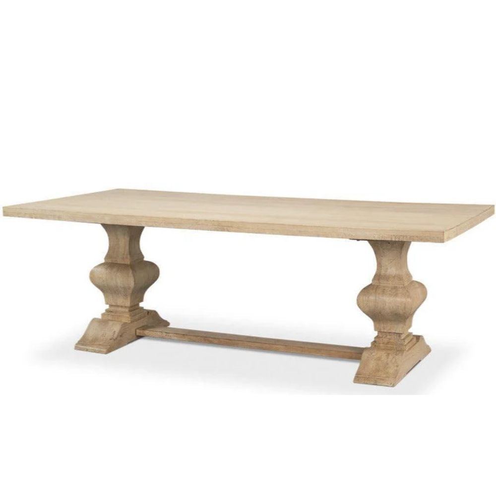Natural Sienna Pedestal Dining Table
