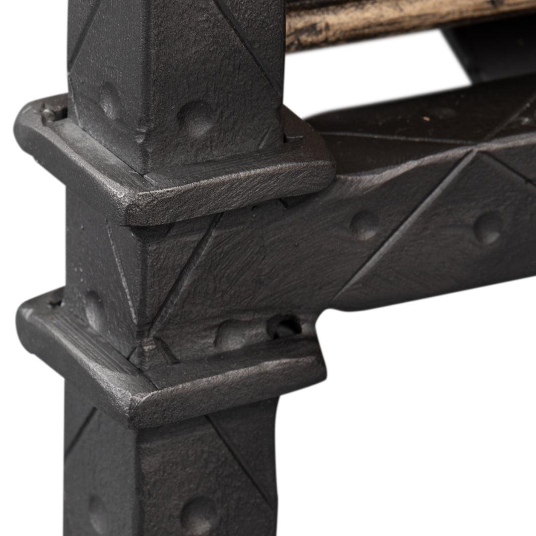 Rustic Iron Steed Wood and Iron Desk