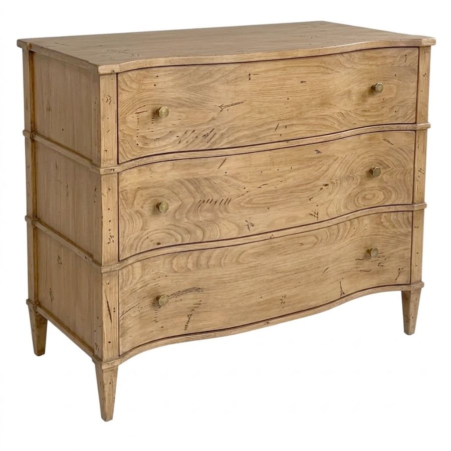 French Stained Serpentine Chest