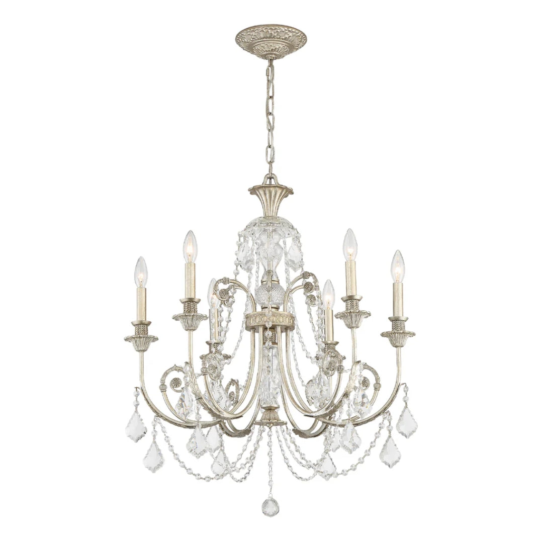 Olde Silver Vintage Chandelier