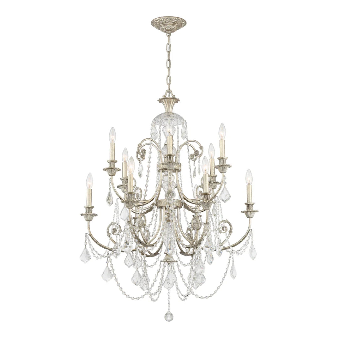 Olde Silver Vintage Chandelier