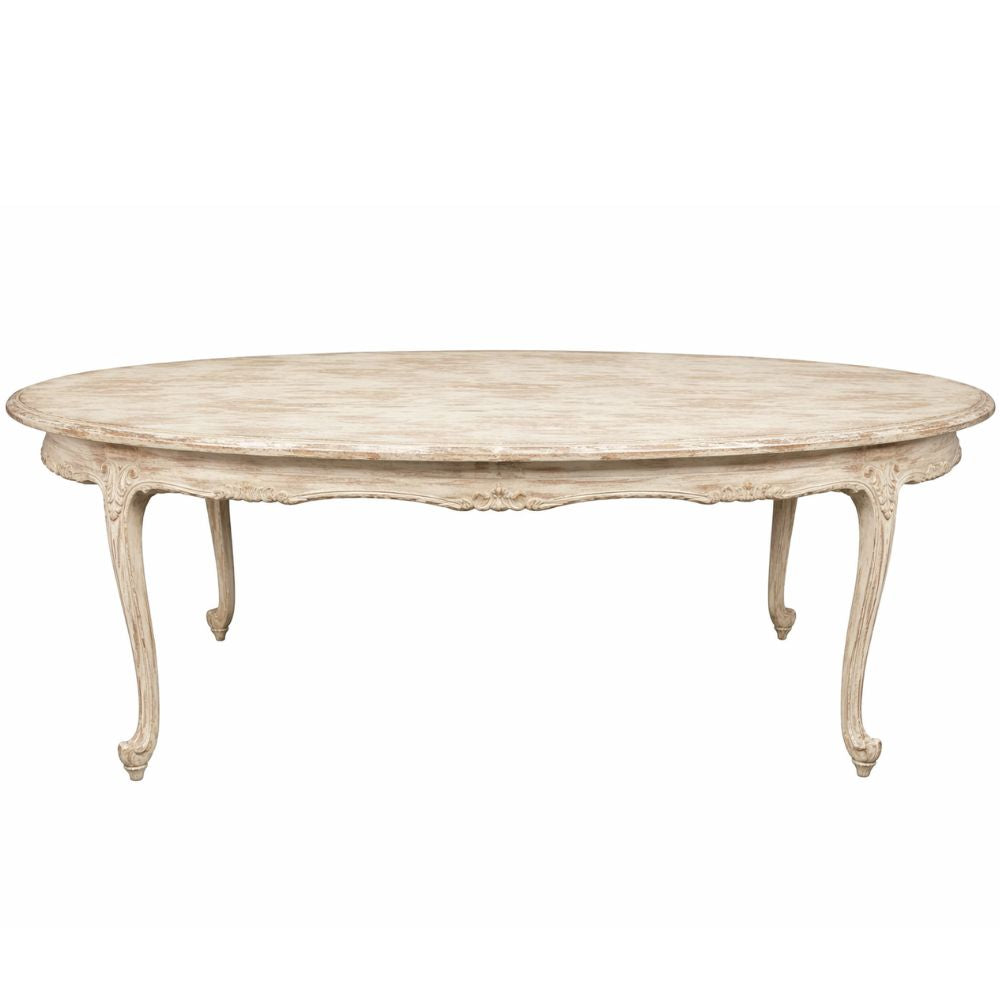 Antique White French Dejeuner Dining Table