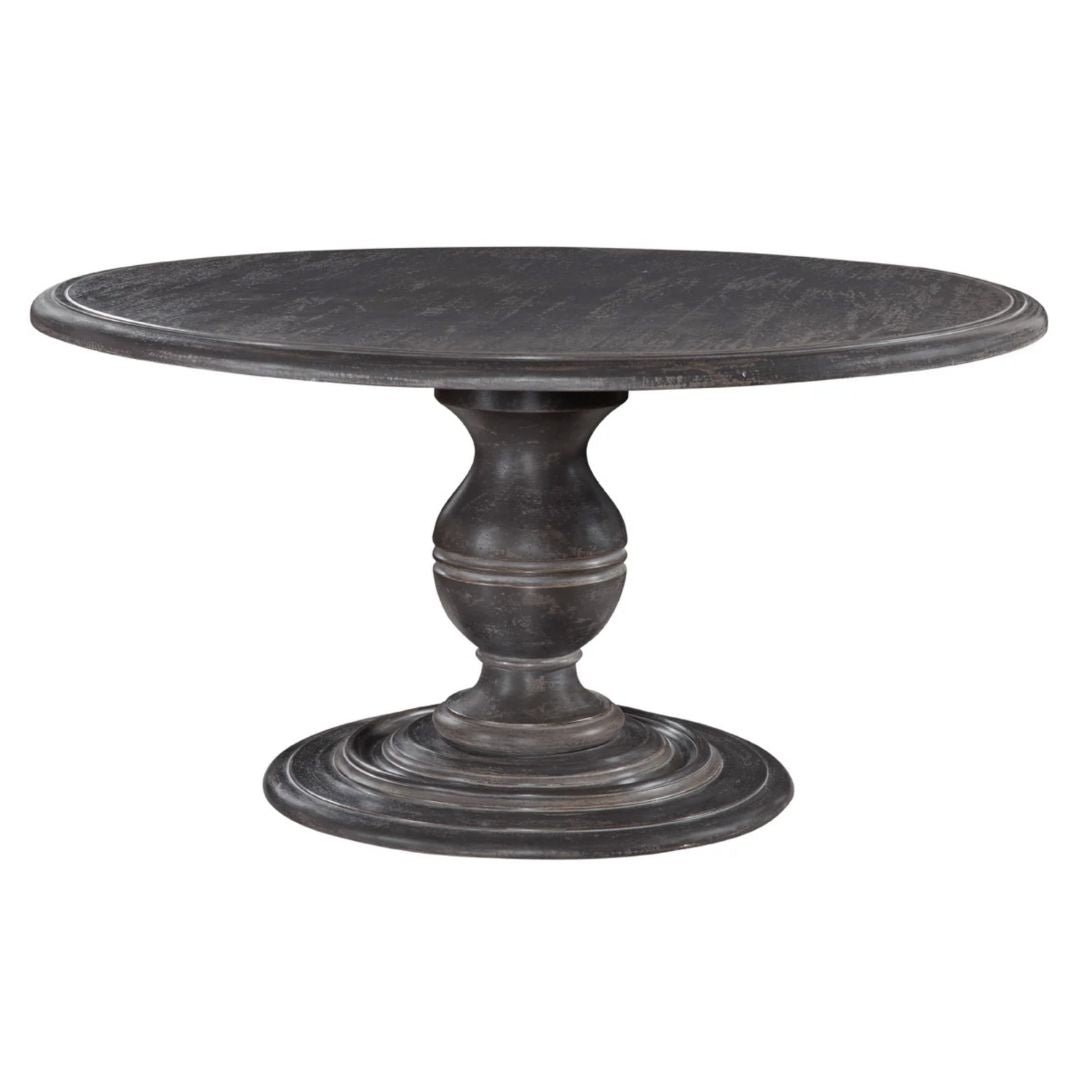 Frangelica Black Round Dining Table