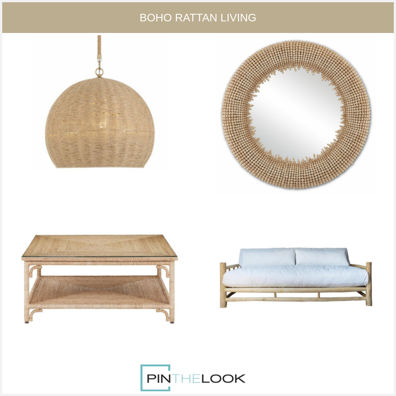 Braided Abaca Rope Cocktail Table