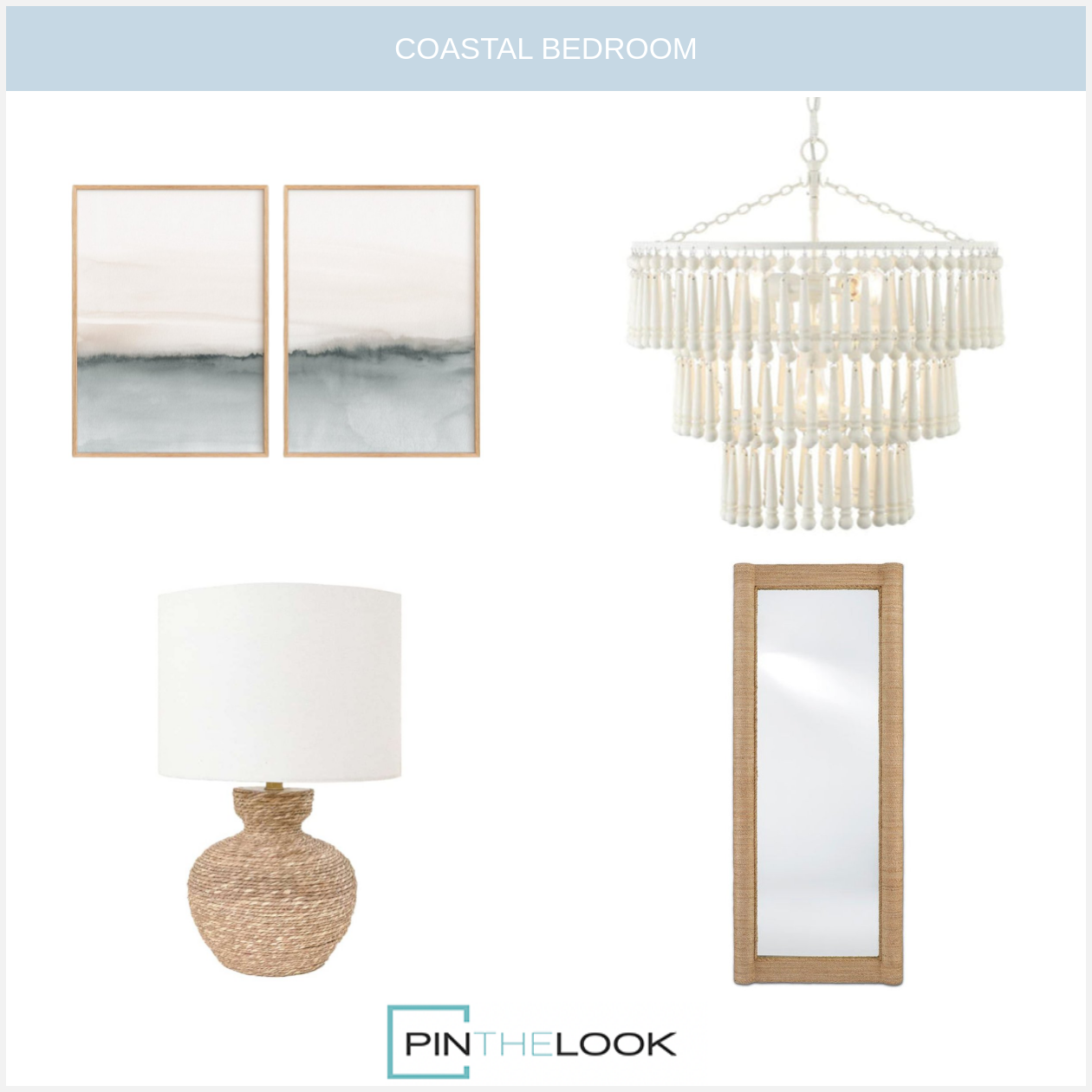 Abaca Rope Floor Mirror