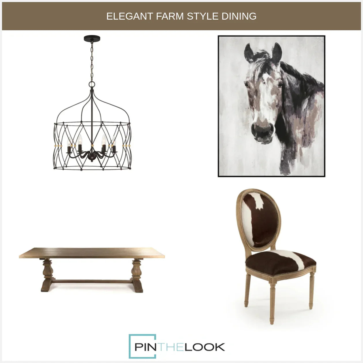 Brazilian Cowhide Brown Dining Chairs