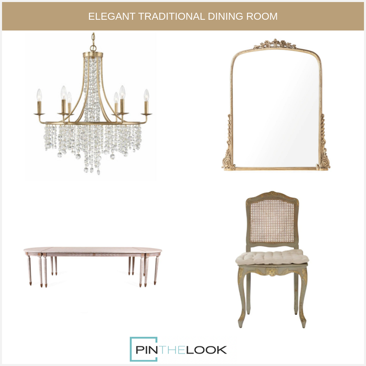 Crystal Antique Gold Chandelier