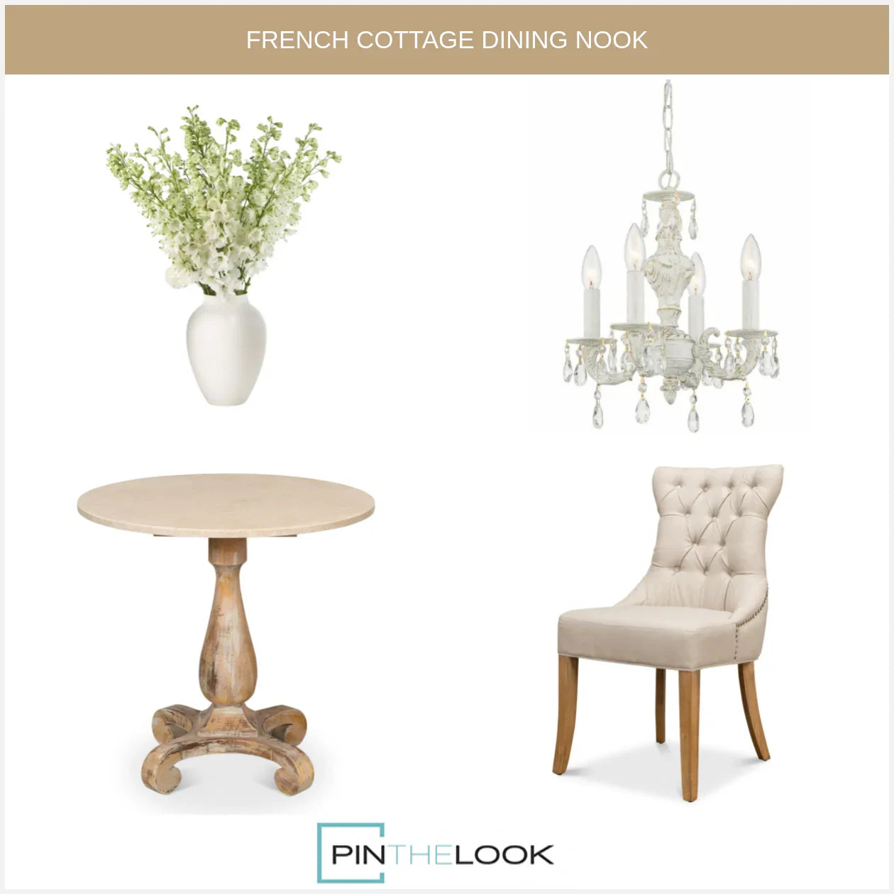 White Linen Sophie Side Chairs - Set of 2