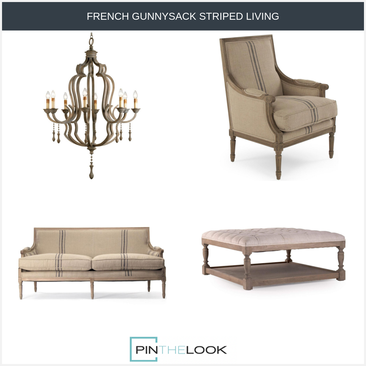 Provence Square Tufted Ottoman