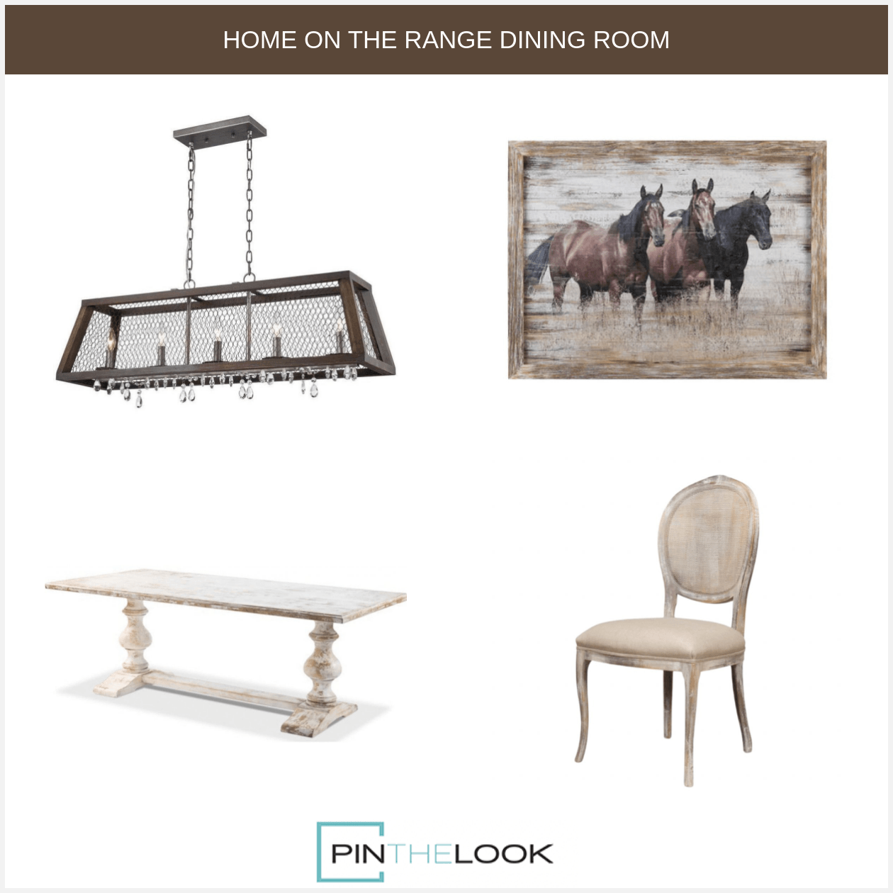 Distressed French Country Double Pedestal Table