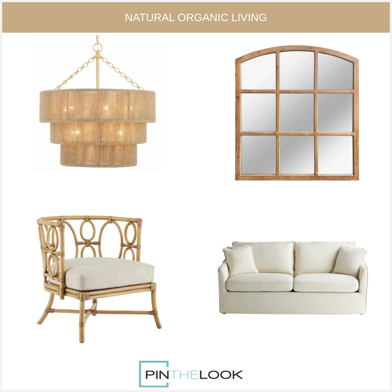 Tiered Jute Wrapped Chandelier