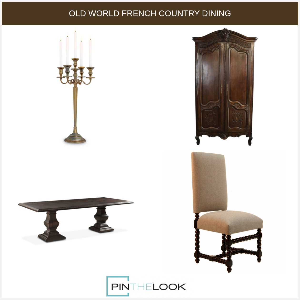 Spiral Leg Spanish Dining Chair