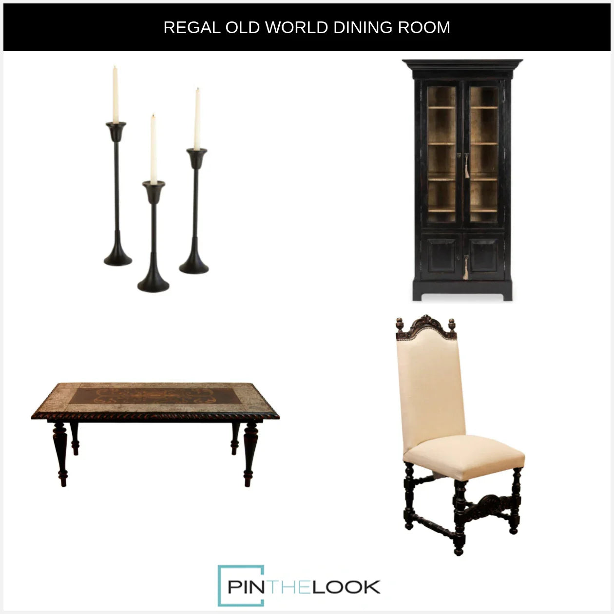 Regal Ebony Bookcase
